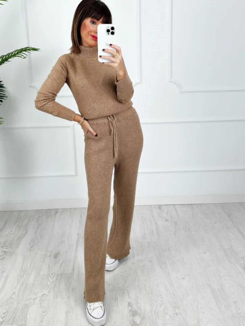 Conjunto canalé camel