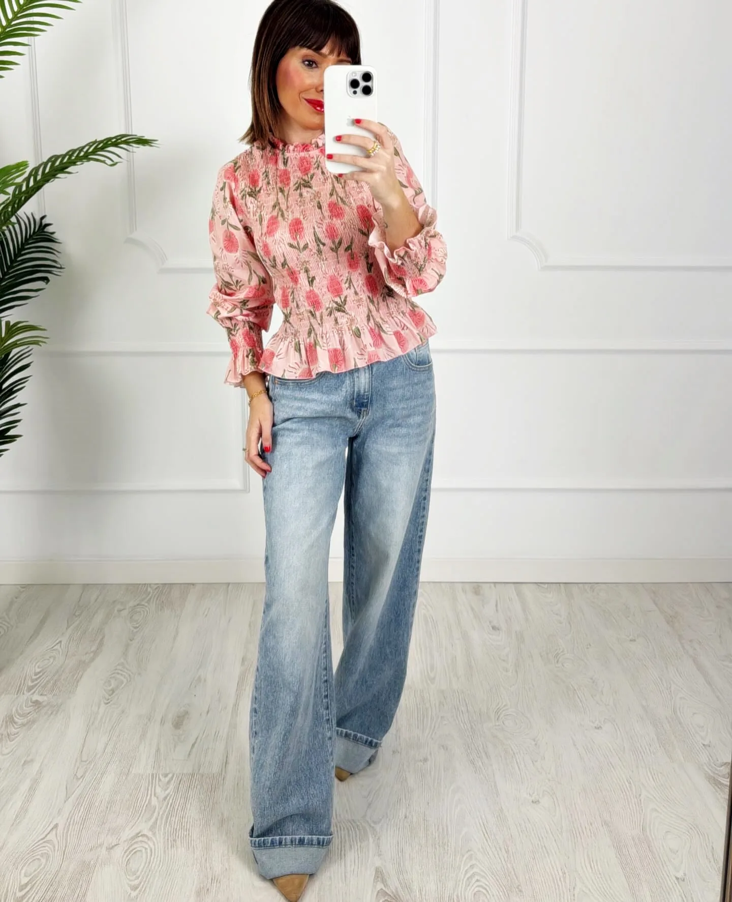 Blusa nido flores rosita - Imagen 4