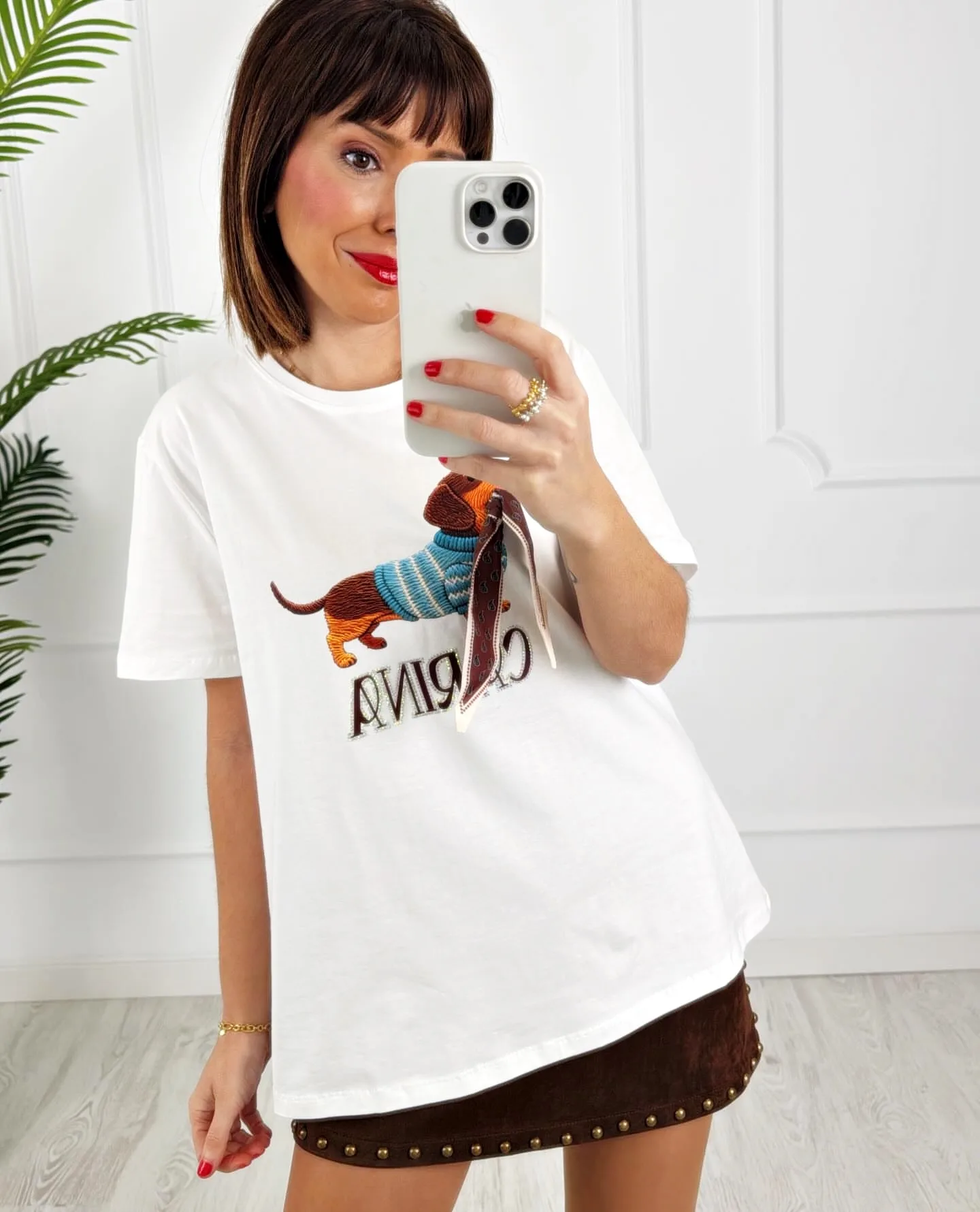 Camiseta perrito pañuelo - Imagen 2