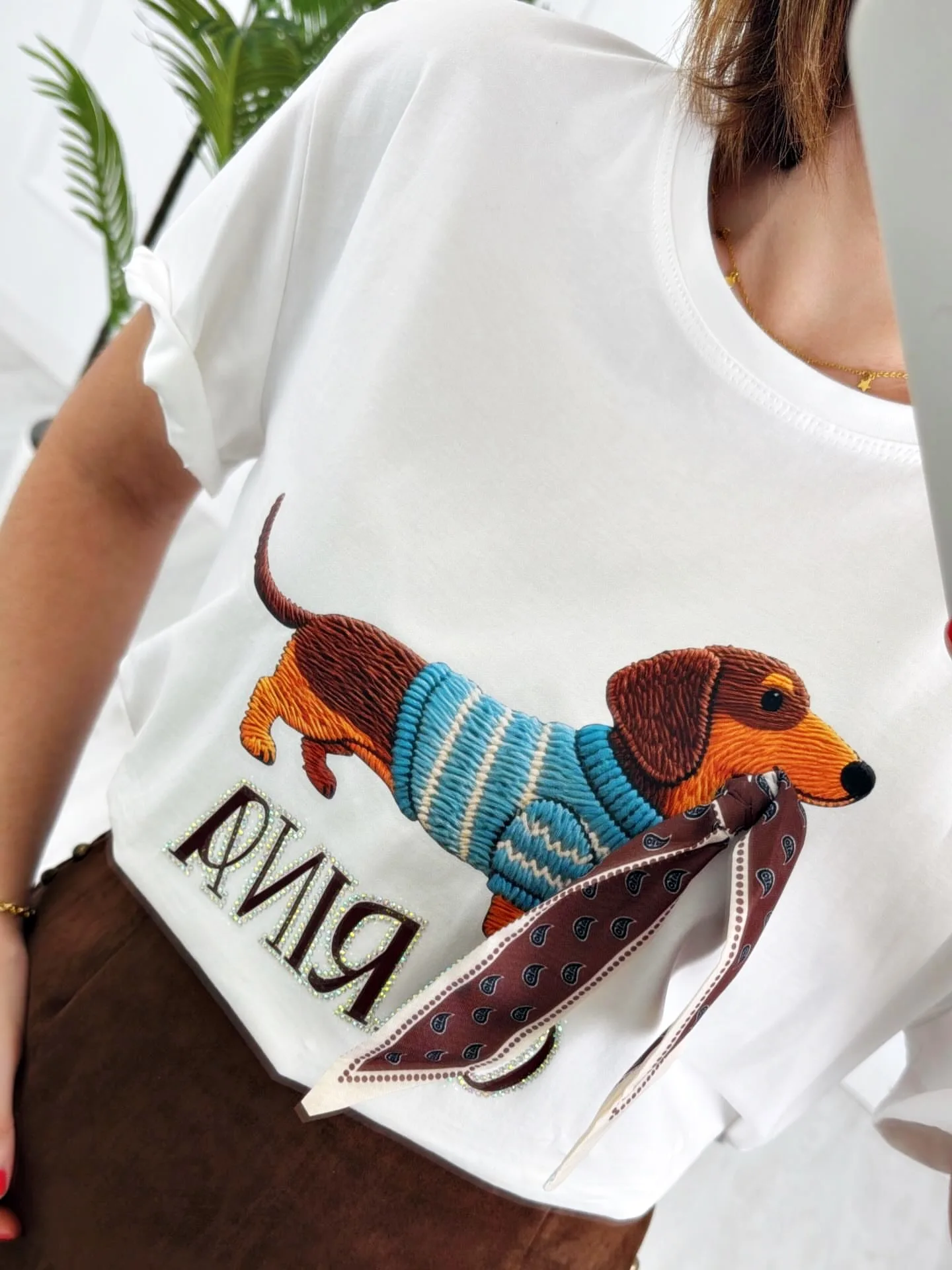 Camiseta perrito pañuelo - Imagen 3