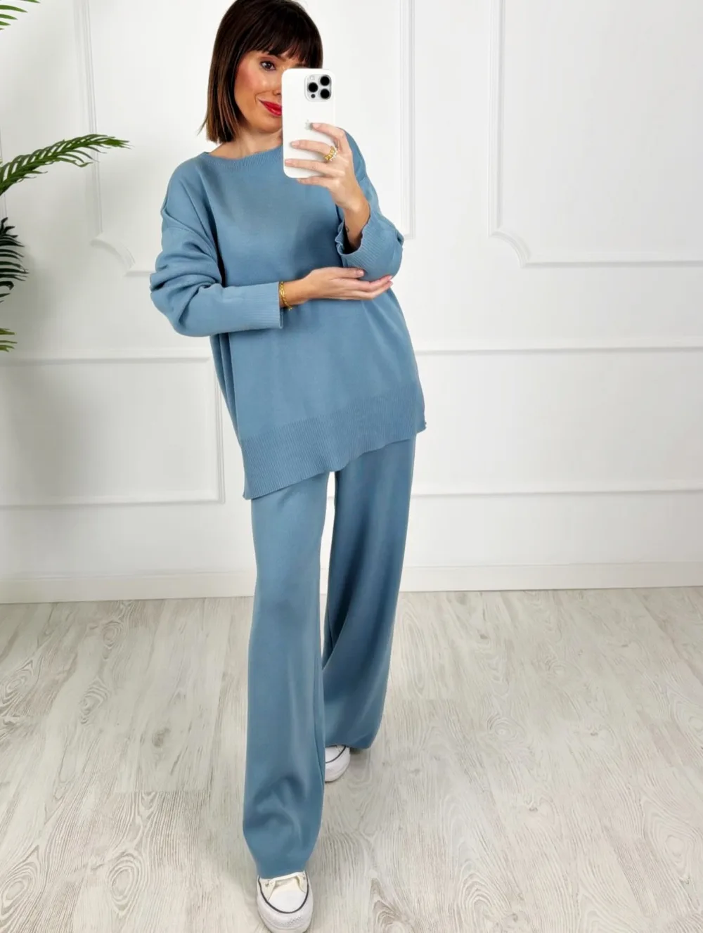 Conjunto abertura azul