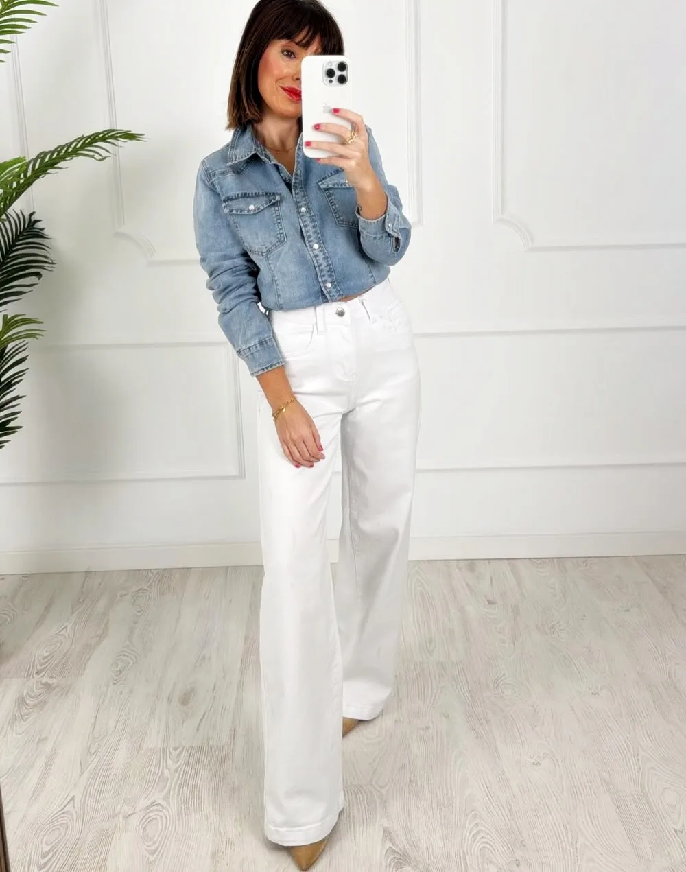 Pantalón premium blanco