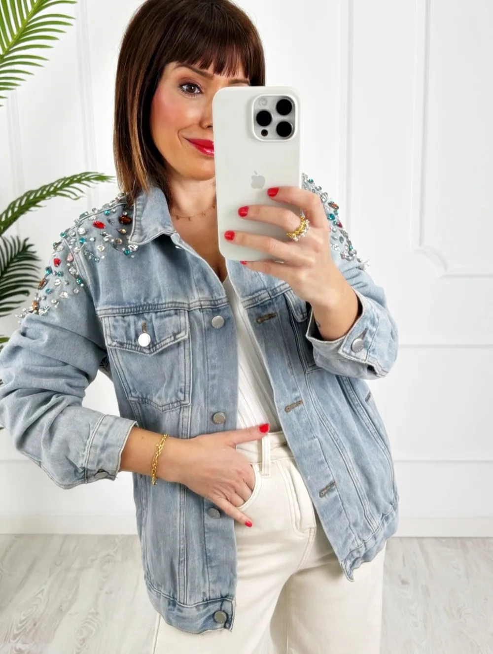Cazadora joya denim