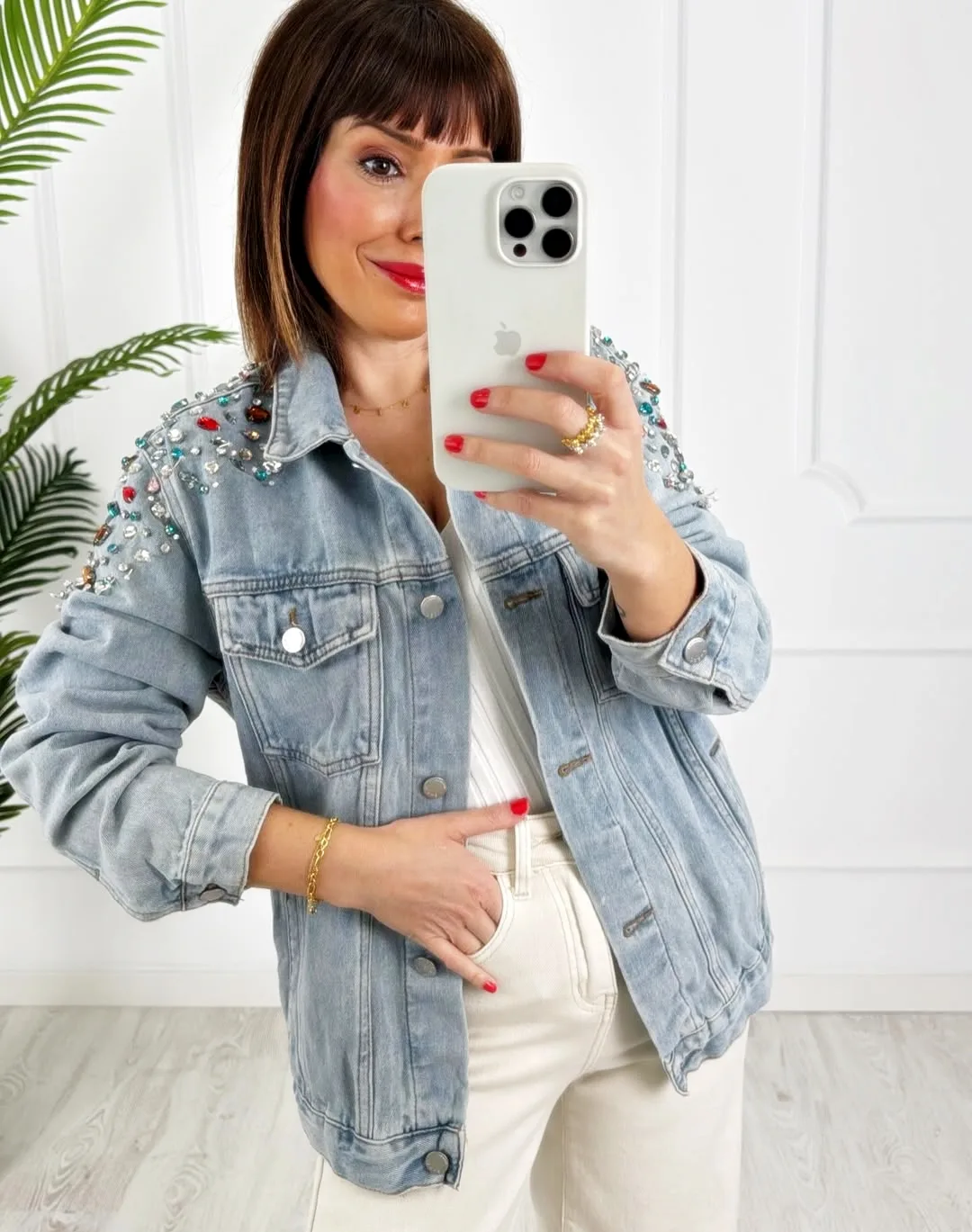 Cazadora joya denim