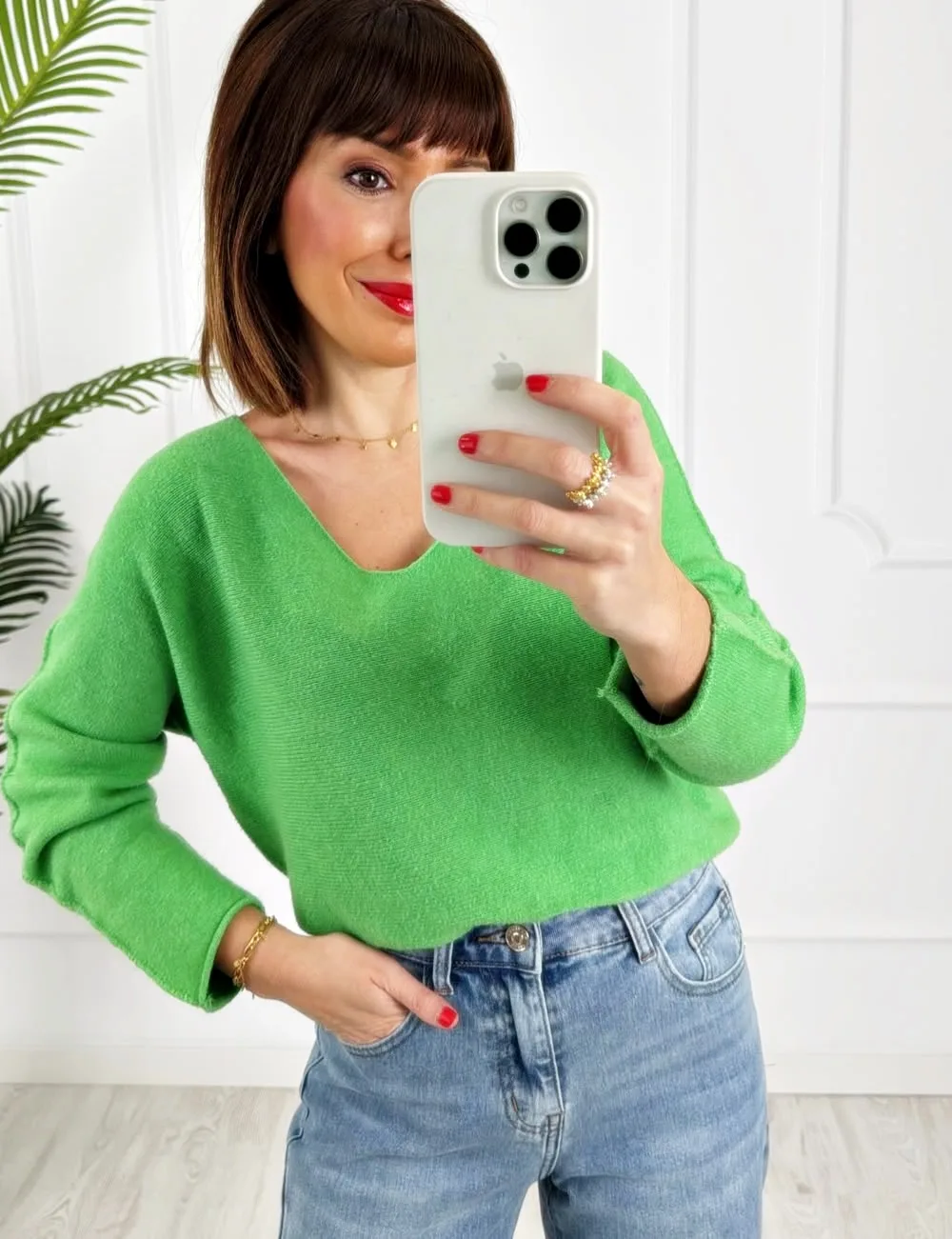 Jersey pico verde